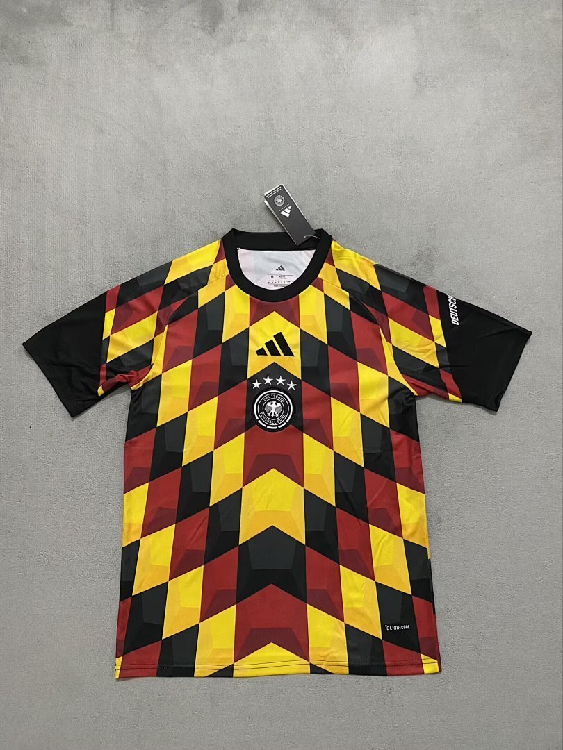 AAA Quality Germany 26/27 Yellow/Black/Red Training Jersey